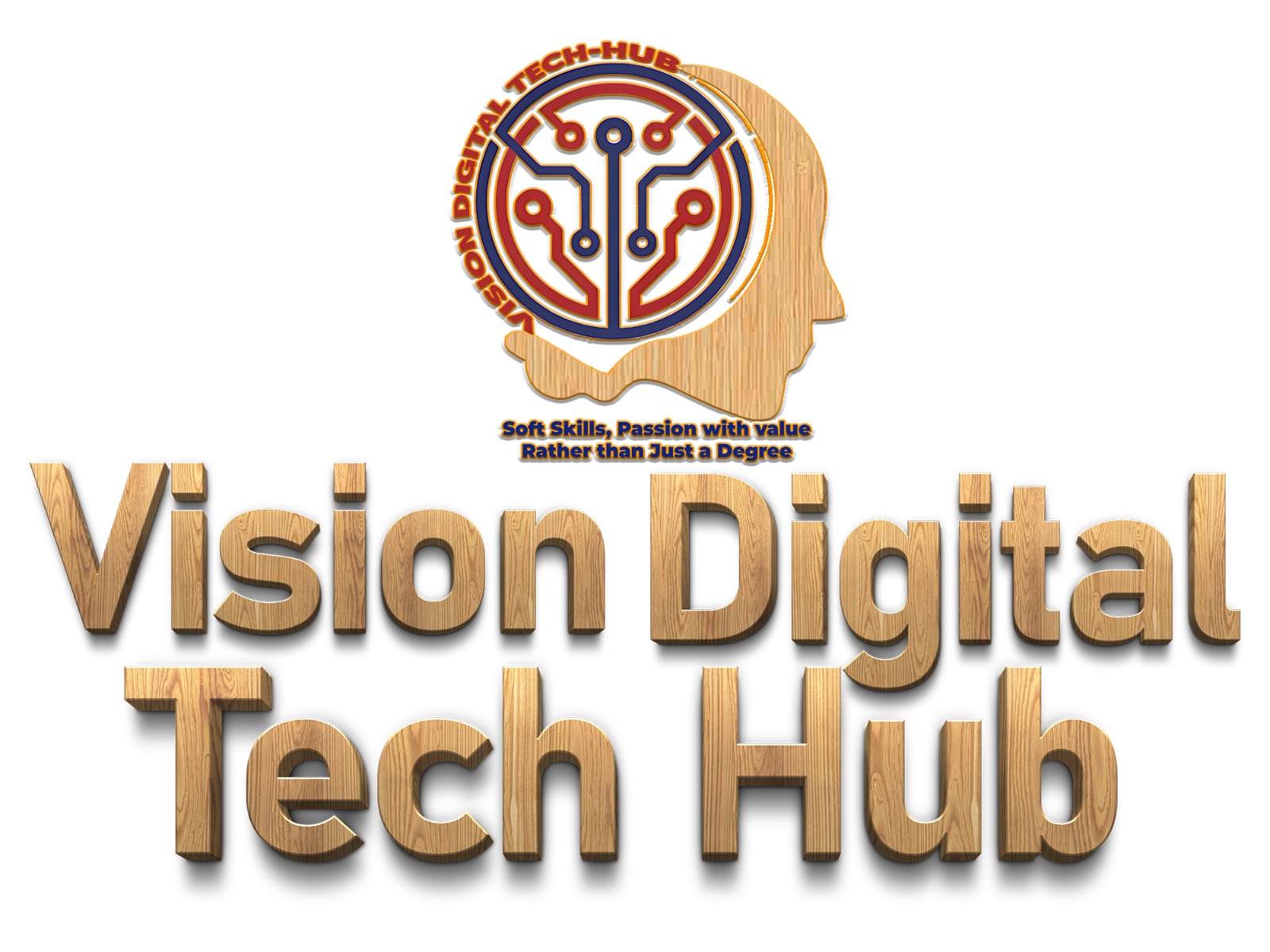 Vision digital tech hub Logo Master